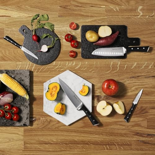 Miniatura 2 de Tefal Ice Force - Bloque de madera con 5 Cuchillos, Acero Inoxidable