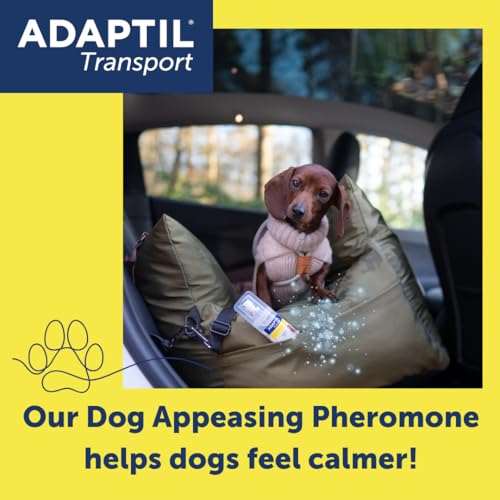 Adaptil Transport Spray For Dogs 60ml, Adaptil Dog Calming Spray Uses Pheromones To Help Reduce Anxiety And Stress In Pet Dogs, Pheromone Spray Helps Anxious Dogs Stay Calmer - Image 3