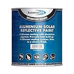 Bond-It Aluminium Solar Reflective Paint - 2.5 litre a light / heat reflective coating, use ofver bituminous coatings, aged asphalt or steel