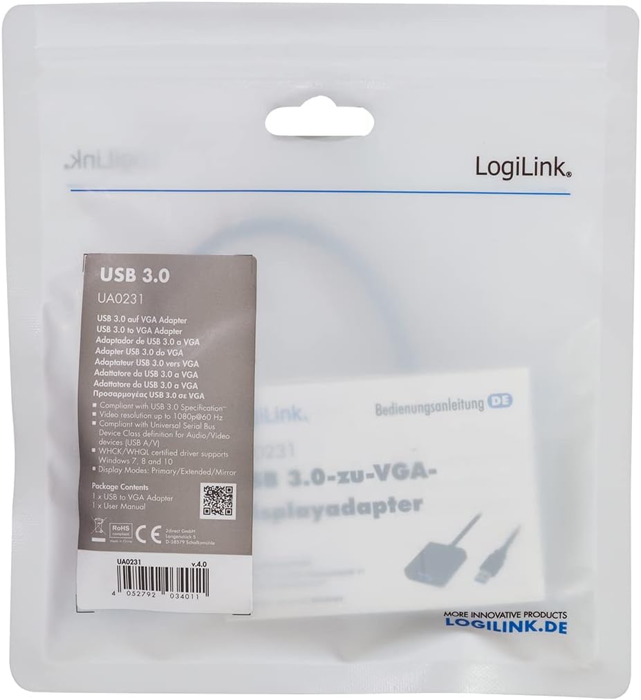 USB 3.0 to VGA Adapter UA0231