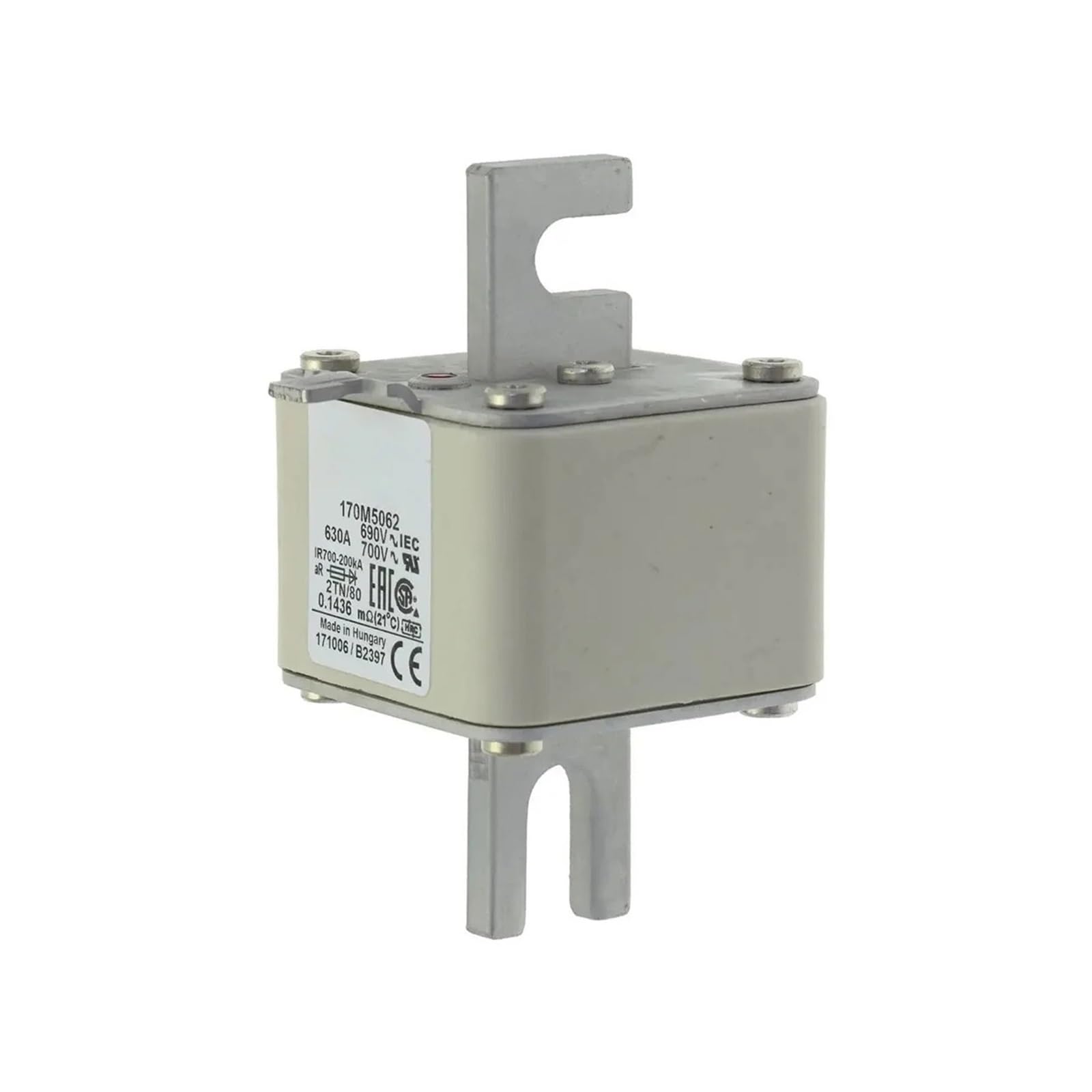 Fusible 170M5066 stoppe les surcharges pour éviter les pannes de courant