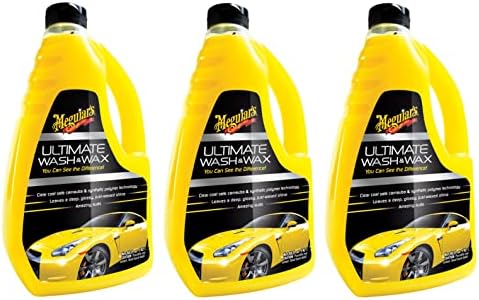 Meguiars G17748 Ultimate dJVgs Wash and Wax, 48 Ounce (3 Pack)