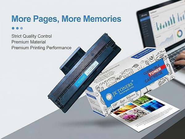 Image of Jk toners MLT D110L / MLT110 Easy Refill Toner Cartridge Compatible with Samsung Xpress SL-M2010, SL-M2010W, SL-M2060, SL-M2060FW, SL-M2060NW, SL-M2060W | High Page Yield - 1500