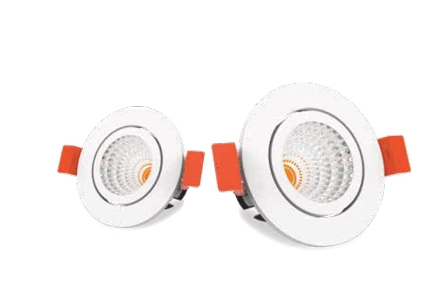 GM Festo LED Cob Spot Light Round 16w 4000k, Modern Design with Zero UV/IR,Spot Light Mini Recession Downlight Ceiling Light LED Celing Lamp Adjustable Spotlight, WHITE