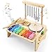 Kids Drum Set,Baby Musical Instrument for Toddler,Wooden Xylophone for Toddlers with Baby Drum Set and Wind Chime,Montessori Musical Instruments Toys for Kids,Musical Toys for Toddlers Birthday Gift