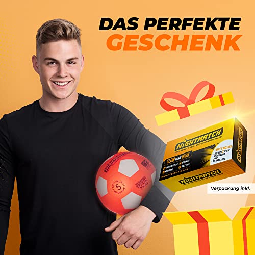 NIGHTMATCH Verlichte voetbal, officiële maat 5, complete set, met 2 sensoren geactiveerde LED's voor plezier in het… - Image 6