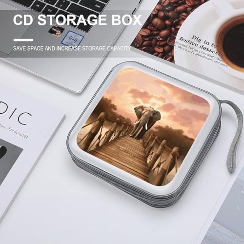 Boîtier CD DVD 40 compartiments antichoc plastique pour ranger ses disques