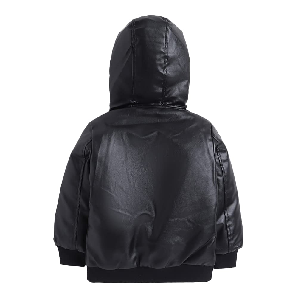Hopscotch Boys Black Full-Sleeve Solid Jacket(4-5 Years) 1