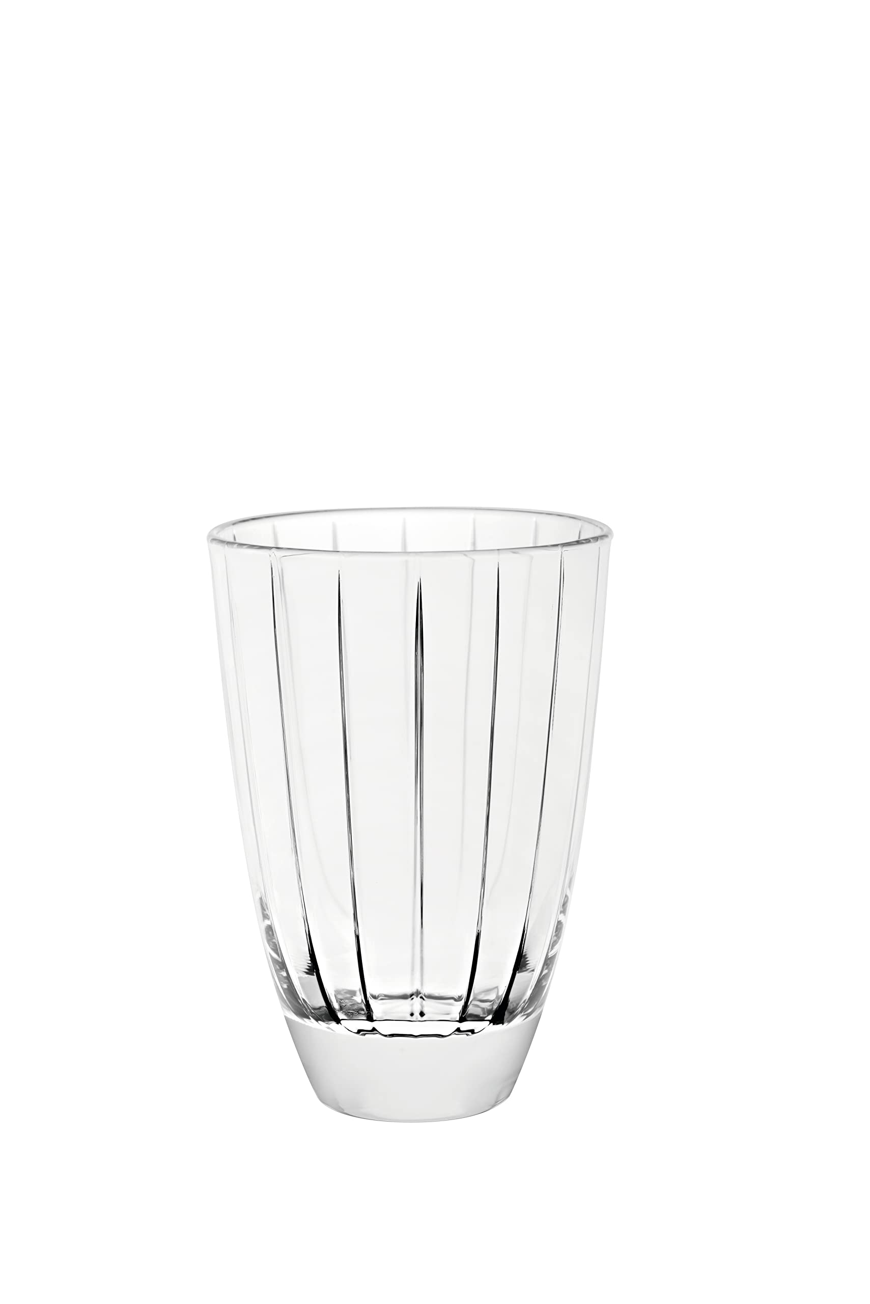 VIDIVI - Accademia Glass Tumbler | Crystal Clear | Lead-Free | Microwave & Dishwasher Safe | for Cold Coffee, Smoothies, Juice, Soda, Any Drink and Any Occasion (Set of 6, Each 490 Ml)