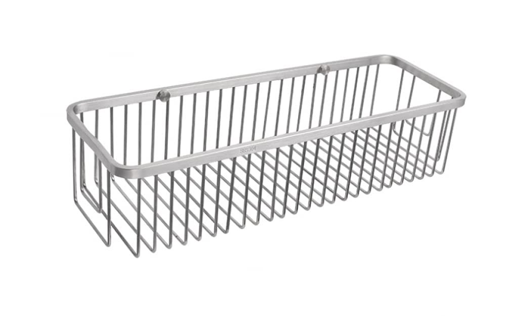 Cestino portaoggetti da appendere in acciaio inox per bagno, cucina, bagno, doccia, da appendere alla parete