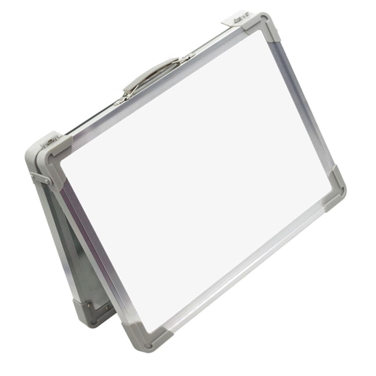 Alipis Lavagna Magnetica Portatile Doppia Faccia Bianca Pieghevole Cavalletto in Lega di Alluminio e Abs per Ufficio e Scuola