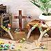 Motipuns 24 Pcs David and Goliath Crafts Kit Sunday School Slingshot Card Bible Vbs Crafts for Bible Story Party Decorations Religious Education Gift Classroom Home Activities Supplies