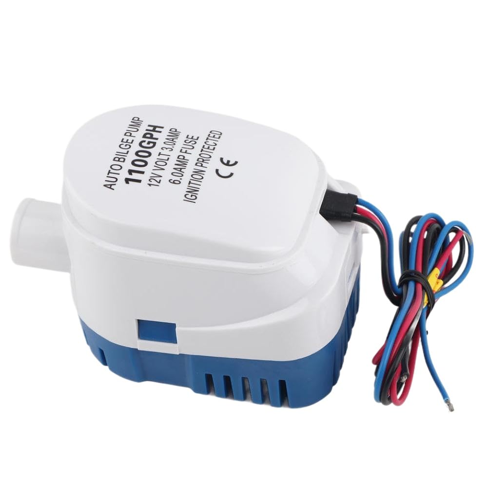 Dpapvffwt Onecolor Submersible Bilge Pump 1100Gph 12V Fully Auto Switch Internal Auto Compatible With Boat Marine