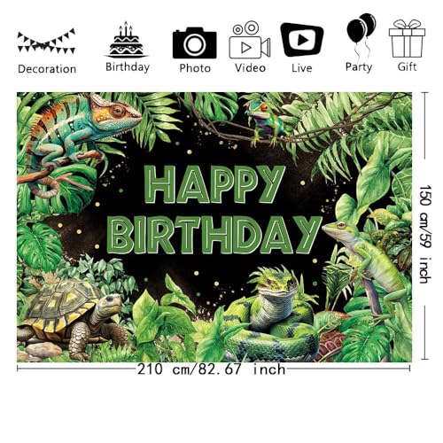 Fondo para fotos reptil 7x5ft MEHOFOND negro miniatura 3