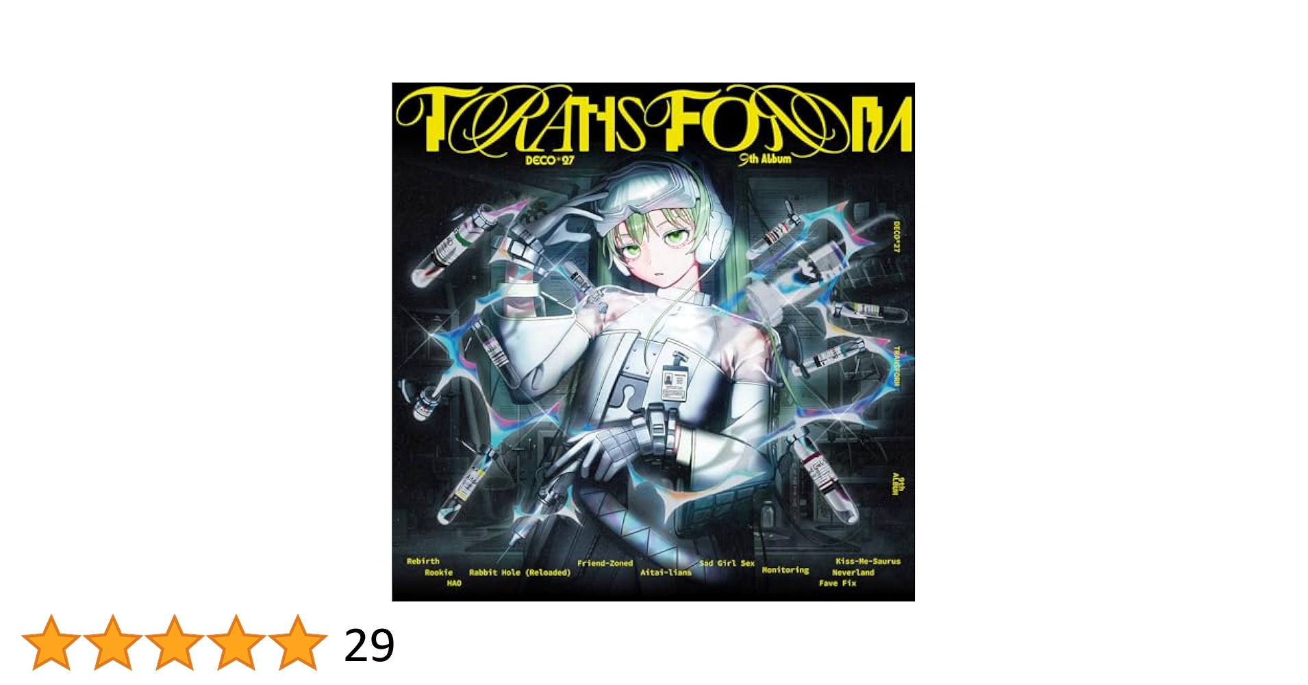 【貴商品含む】DECO*27 CDセット New DECO 27 TRANSFORM First Limited Edition 2 CD Japan GNCL