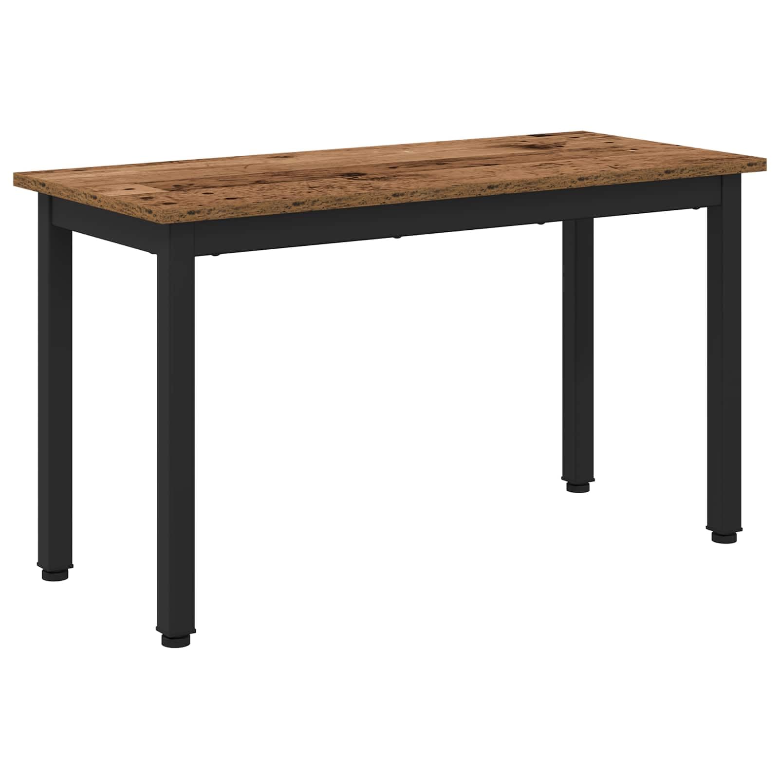 Panchina da Pranzo in Legno Ingegnerizzato e Metallo 80x35x45 cm | Seduta aggiuntiva salvaspazio per sala da pranzo e soggiorno, ideale da accostare al tavolo per accogliere gli ospiti.