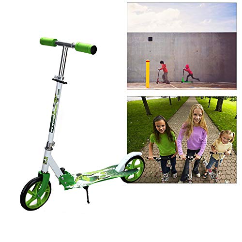 Preisvergleich Produktbild hengsheng Kinderroller klappbar Höhenverstellbar Big Wheels Mädchen und Junge Freizeit City Roller klappbar