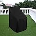 Ricyea Gartenstühle Abdeckung, Schutzhülle für Stapelstühle Winterfest Abdeckhaube Gartenstuhl Stuhlüberzug UV-Beständig Abdeckhülle für Gartenmöbel, 64x64x70/120 cm