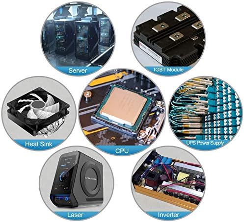 MoneyQiu HY-510-25g Thermal Paste;Heatsink Paste; Thermal Conductivity: >1.93W/m-k Carbon Based High Performance Thermal Compound CPU for All Coolers - 25 Gram 