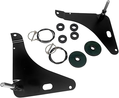 MADAT Kit de pasador de capó para Dodge Challenger 2008-2016 Espads de acero inoxidable negro reemplazar 82214260AC 82214260 82214260AB