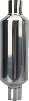 Car Muffler - Performance Exhaust Pipe Tip | Automotive Replacement Part To Reduce Engine Noise Improve Driving Quietness For Cars Trucks Racing Mods Harsh Weather | Tail Pipe Muffler - Weather Resistant Pipe - Reduces Emissions and Pollution for Racing Cars
