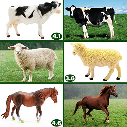 Farm Animals Farmhouse Toys, 150Pcs Farm Building Toys, Farm Figurines And Fence Farm Playset, Farm Figures Farmer Vehicle Toy Truck Pretend Play Set For 3-10 Years Old Kids Boys Girls Toddlers #TOP2