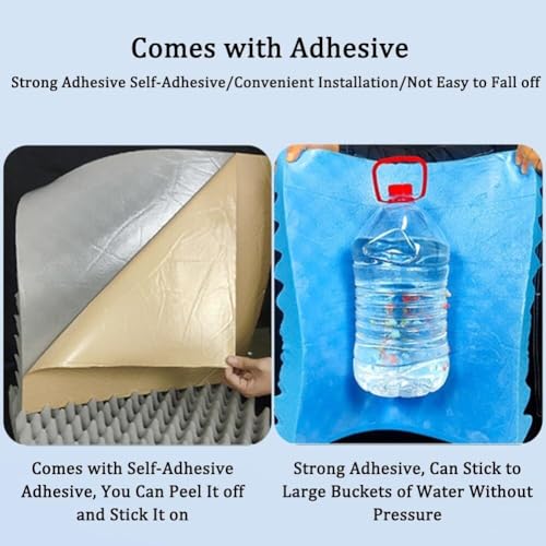 Tapis insonorisant en mousse de théâtre et de studio auto-adhésive bleu 2cm