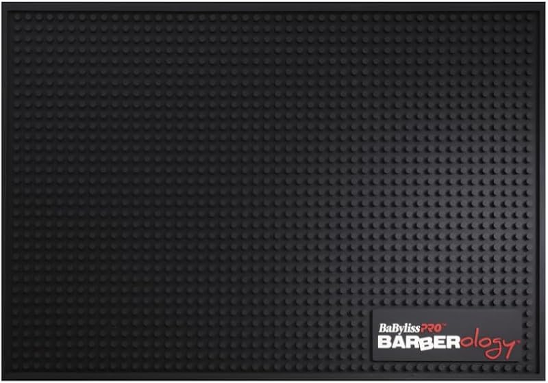 BaBylissPRO Barberology Rubber Mat - BWSM1 Black, 1 Pc Mat