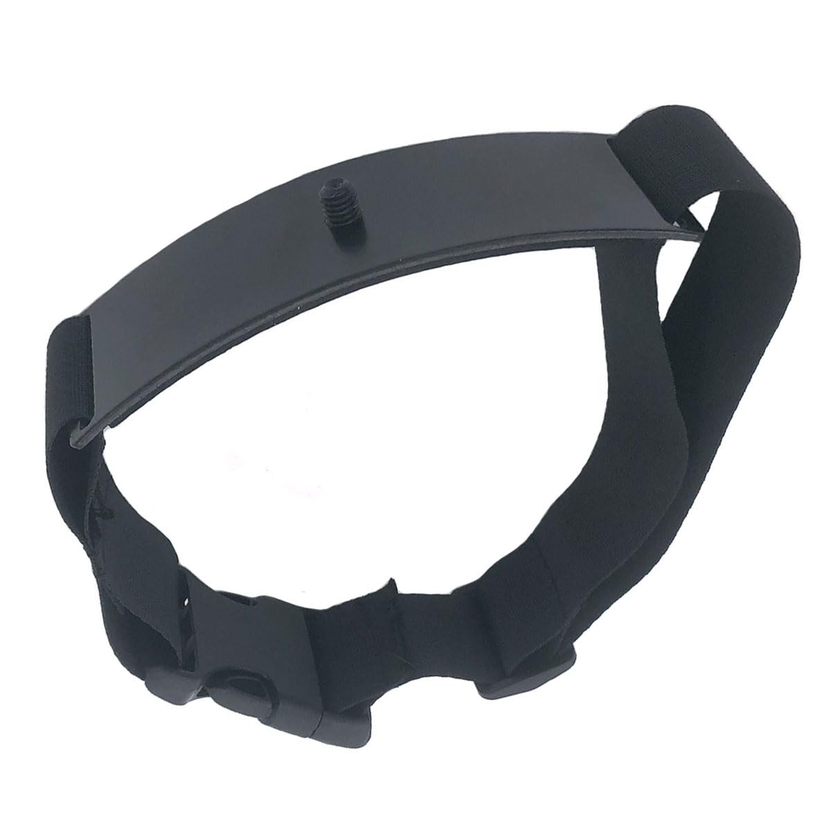 TUOREN Knee Drum Practice Pad Holder with Strap, 8mm Threaded Leg Practice Pad Holder Metal Silent Percussion Practice Pad Stand for Drummer Practice Pad Knee Mount Leg Practice (Black)