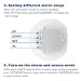 HAMSWAN Despertadores, [Regalos Originales] Reloi Alarma, Clock, Despertadores Cambiado Entre 7 Colores...