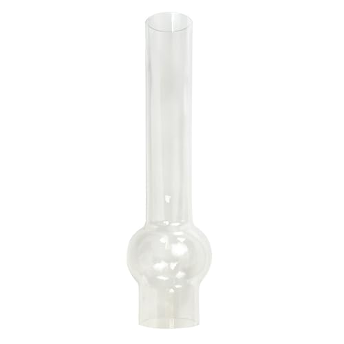 Verre Matador pour lampe a pétrole, verre clair translucide haut. 260mm, diam. 53mm - Tibelec