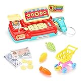 caja registradora basica precio ♚ Juguetes interactivos y de desarrollo para niños: los niños pueden jugar estos juguetes con amigos o padres, lo que mejorará sus habilidades de comunicación y evitará que se queden solos con la electrónica. Además, con una calculadora real en el juguete y componentes bien diseñados, los niños aprenden matemáticas básicas, habilidades monetarias y coordinación ojo-mano.