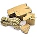 ANTHYTA 50 Pezzi Scatola di Carta Kraft Bomboniere Scatole Regalo Scatole Cartone Piccole Mini Scatoline Portaconfetti Carta Kraft per Bomboniere, Feste, Matrimoni, Caramelle - Marrone, 5 * 5 * 5 cm