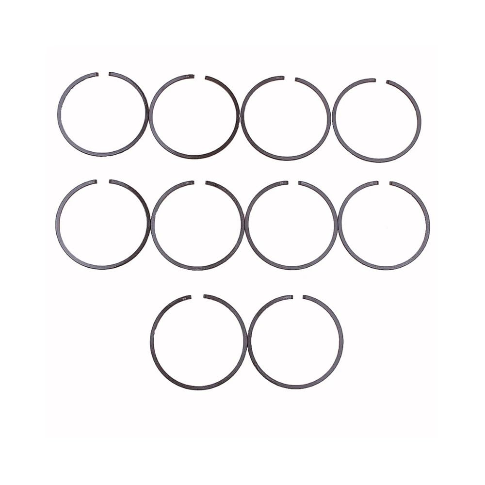 10pcs/lot 44.7mm * 1.5mm Piston Ring for 026 PRO MS260 MS260 MS261 MS271C MS291 Chainsaw 1121 034 3002 & More Cylinder Replacement Parts