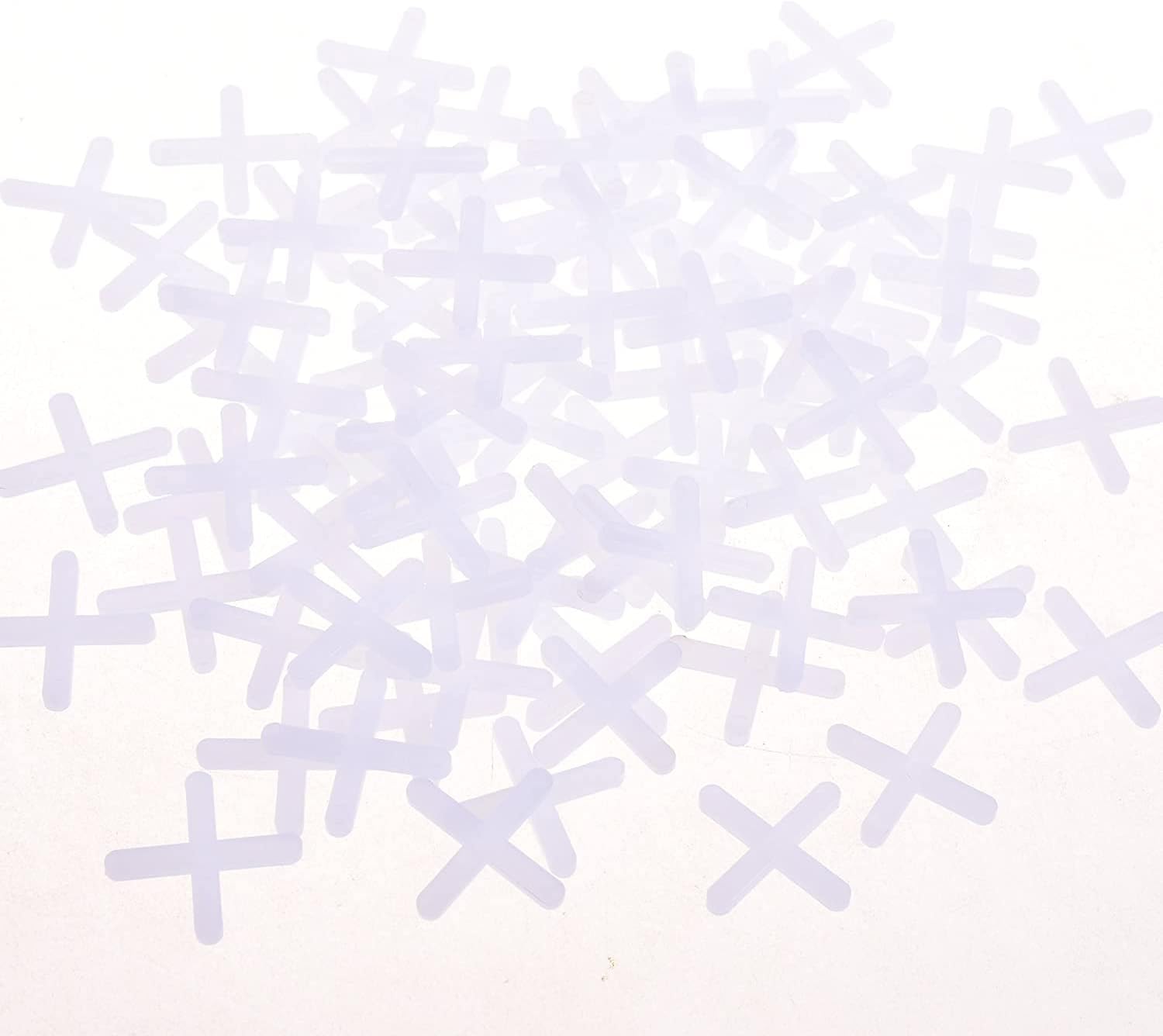USUNQE 500 PCS 1/8" Tile Spacers Wall Floor Cross Spacers 3mm Installation Laying Tools Parts
