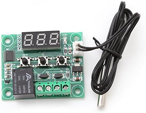 Qisuw Digital Temperature Control Switch-DC 12V W1209 Cool Heat Temp Thermostat Thermometer Controller