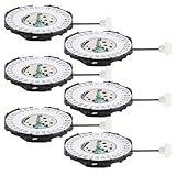 Lurrose Componenti Movimento Orologio Meccanico 6 Pezzi, Pezzi di Ricambio per Riparazione Movimento al Quarzo, Accessori per Orologi da Polso Fai da Te, Kit Professionale per