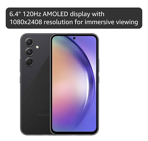 Amazon.com: SAMSUNG Galaxy A54 5G (128GB, 6GB) 6.4