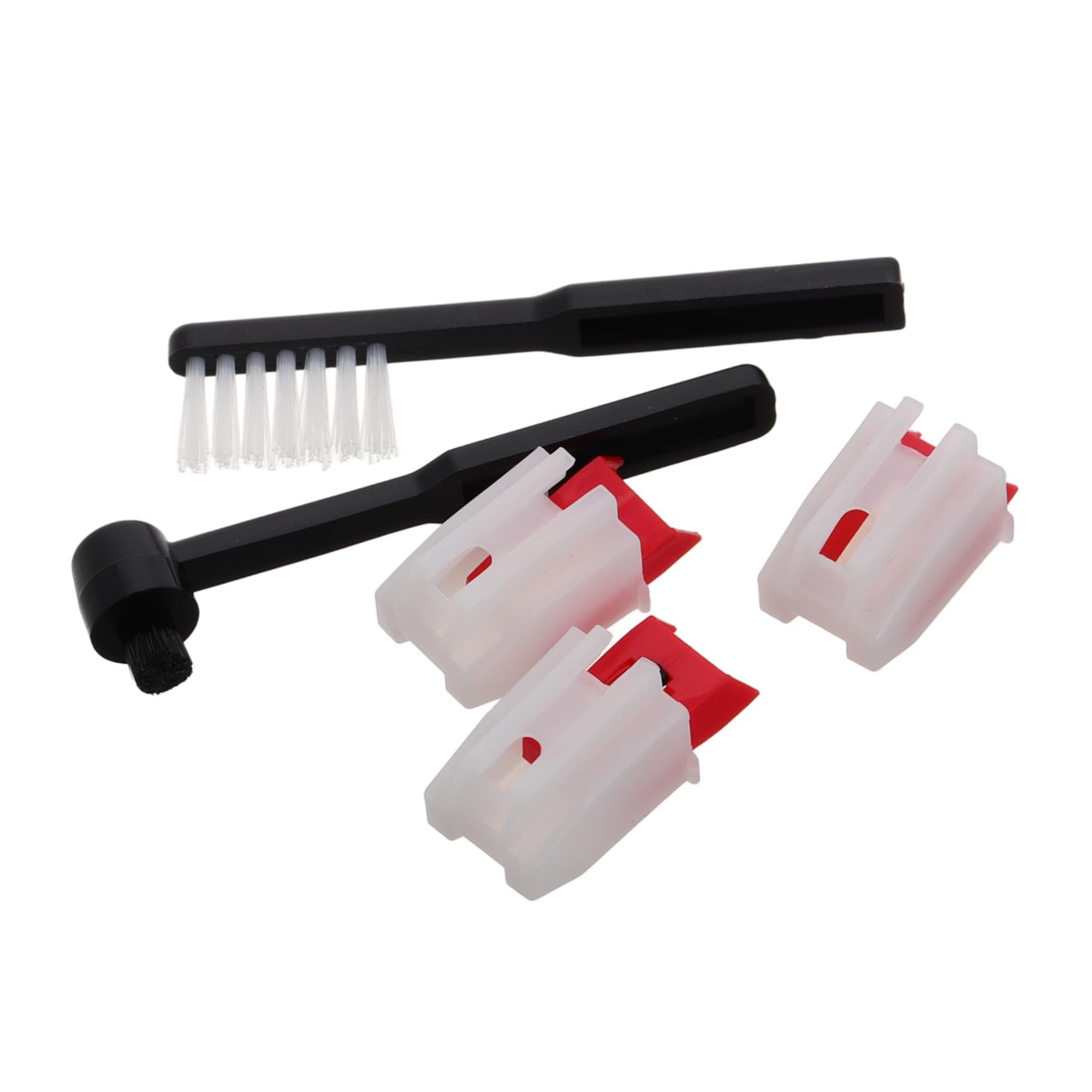 FOMIYES High-Fidelity Phonograph Needle Cleaner Brush Record Player Cleaning Kit Stylus Replacement Turntable Accessories for Vintage Record Players