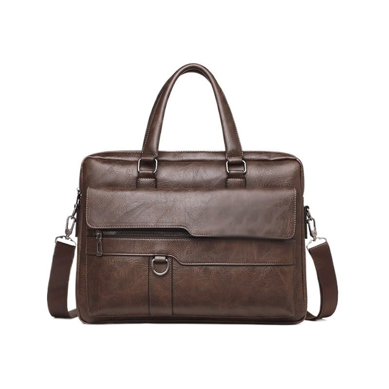 Men's Handbag Vintage Briefcase Business Computer Bag Crossbody Bag Office Workplace