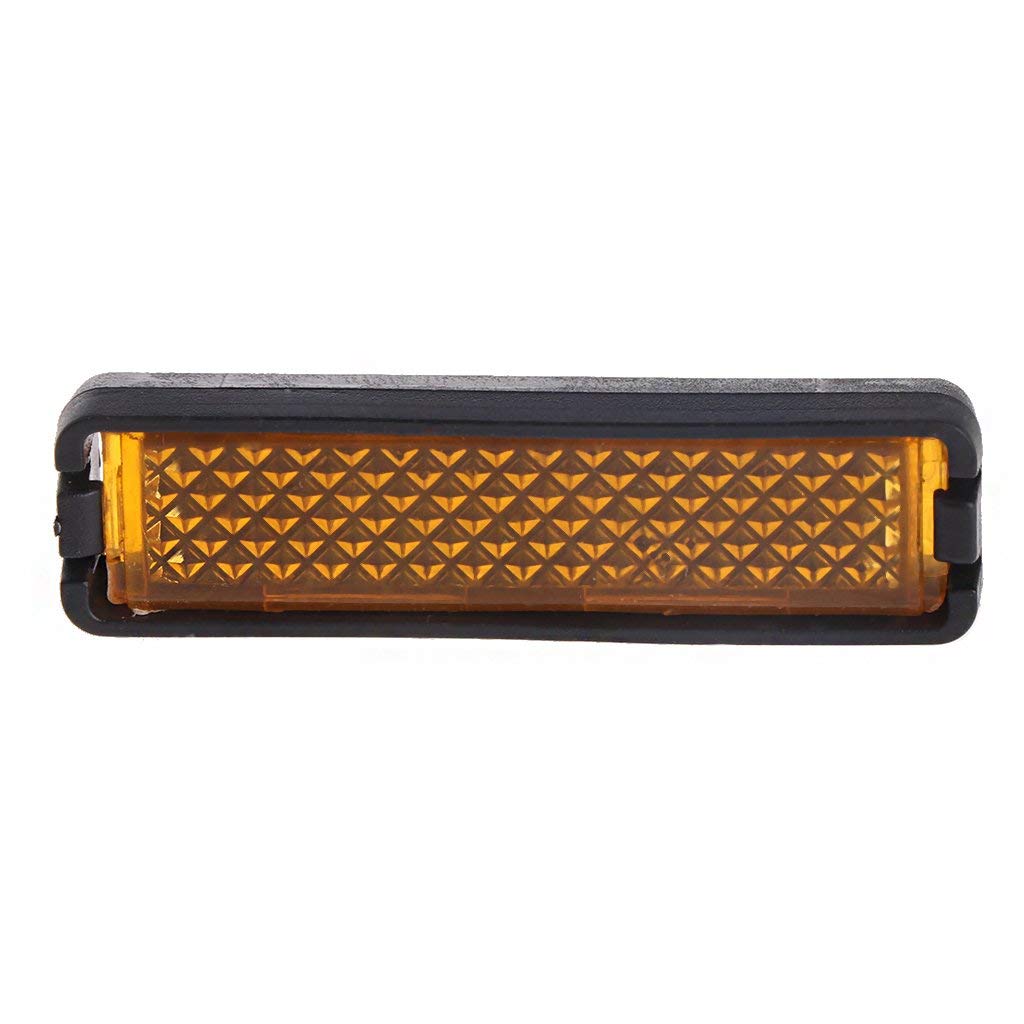 Lot De 4 Réflecteurs De Pédale De Vélo – Accessoire Réfléchissant 5 X 1,3 Cm, Indispensable Pour La Nuit
