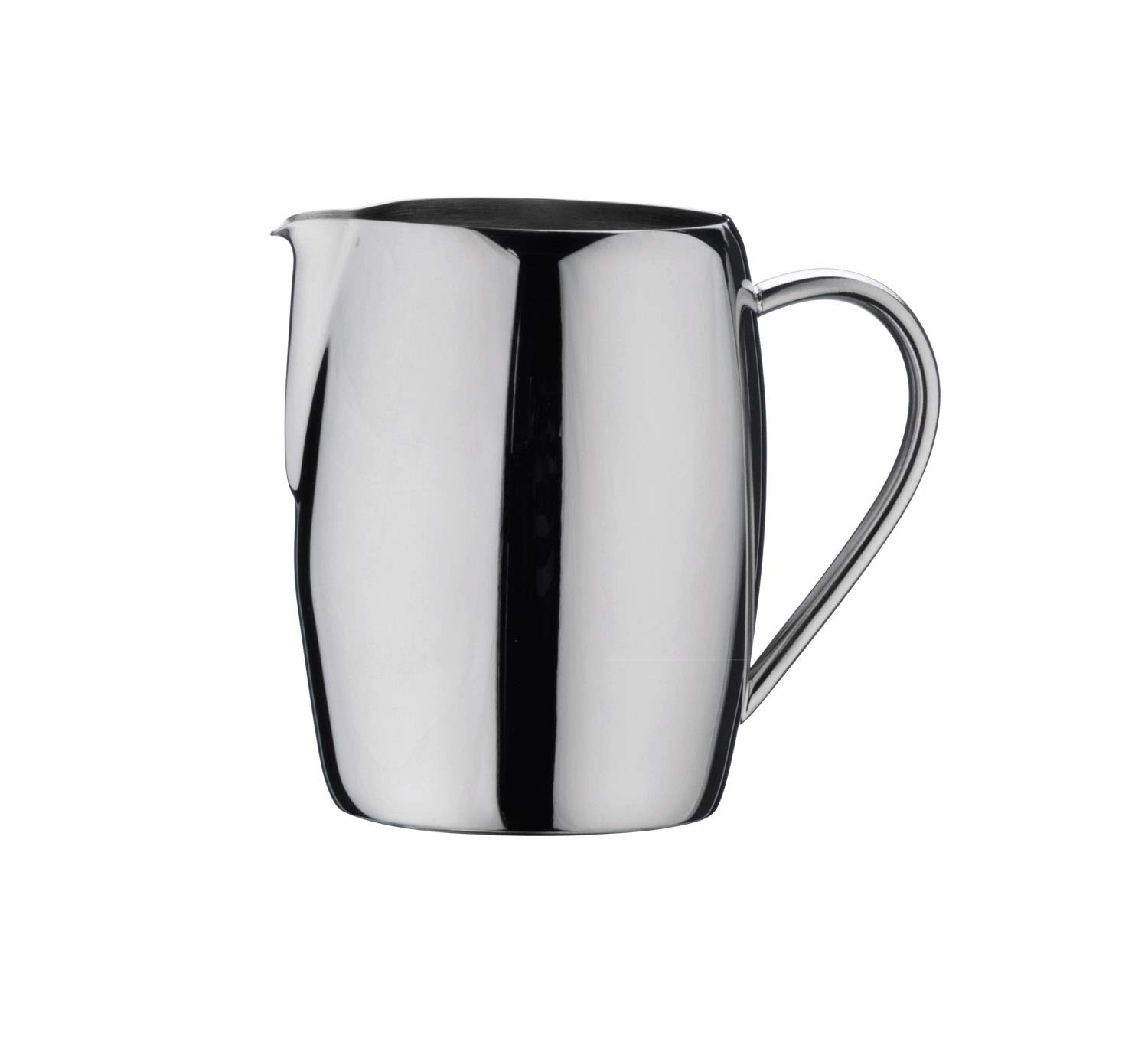 Café StalBellux Collection Mirror Polished 18/10 Stainless Steel Milk/Cream Jug, 8oz