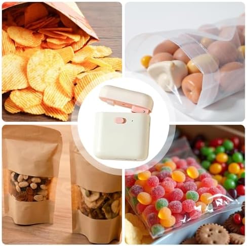 Torba mühürleyici, kullanışlı taşınabilir atıştırmalık torbası, tekrar açma aleti, ev, piknik, seyahat ve buzdolabı için mutfak yardımcısı - Görsel 4