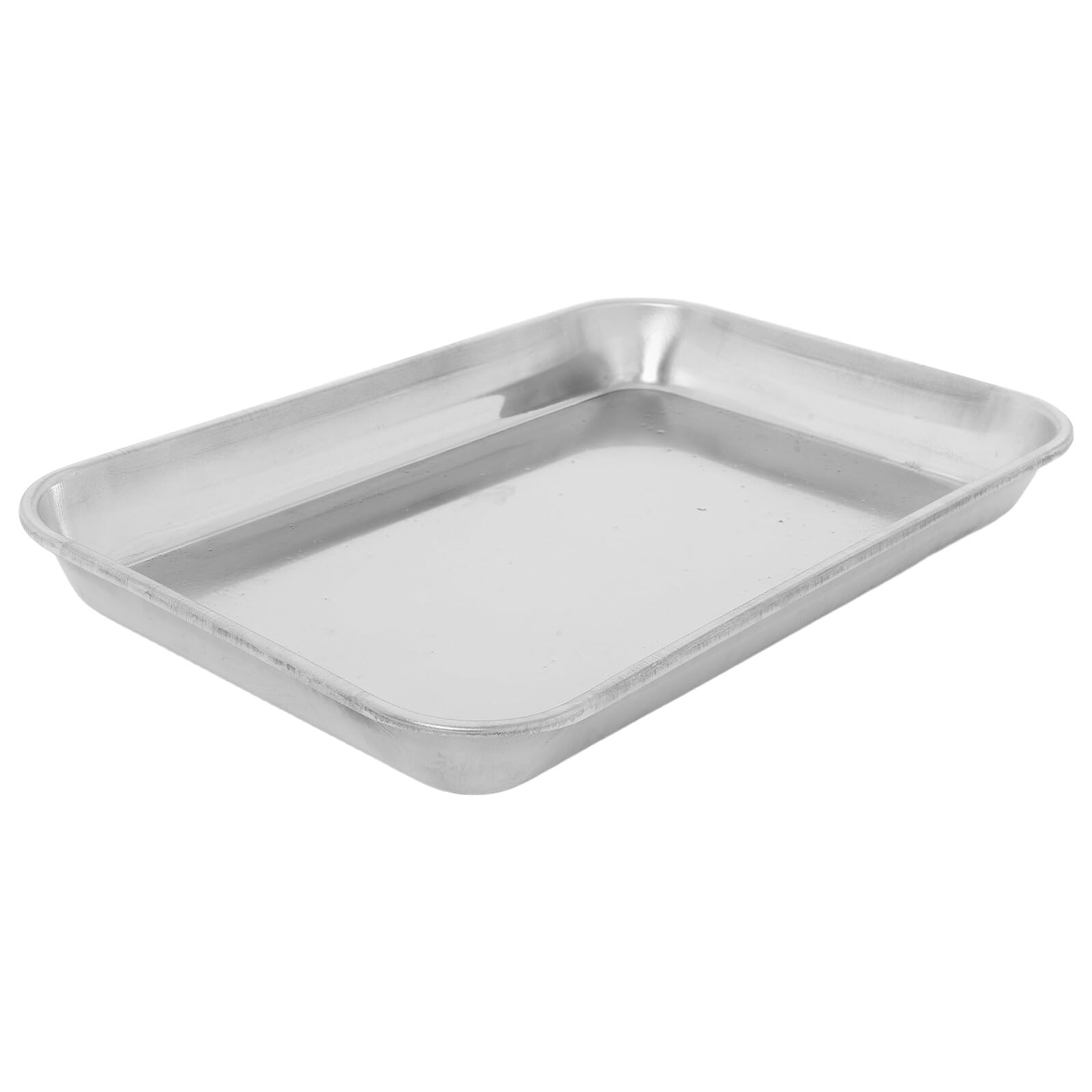 PRETYZOOM 4 Piezas Bandeja Inoxidable para Laboratorio con Plano Resistente al Calor sin Tapa para Almacenamiento de Instrumentos Médicos y Experimentos Científicos