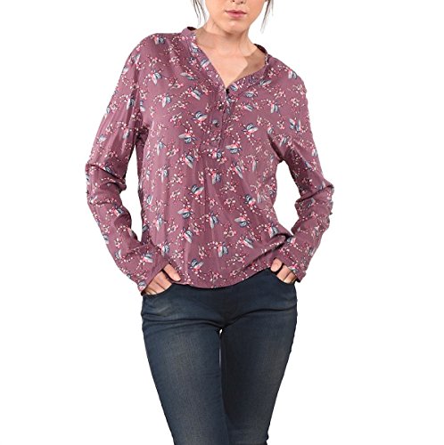 Chemise mauve Kaporal Pleaz femme XL haut tendance coupe fluide confortable