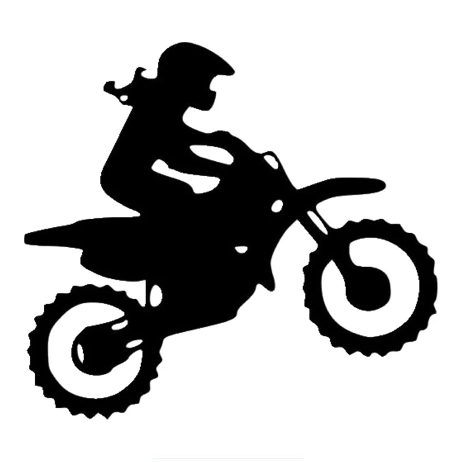 FGLFPXI Car Sticker Dirt Bike Motocross Rider Bike Funny Auto Motorcycles Accessories Decals