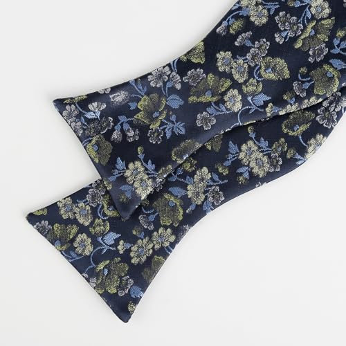 Image of Alizeal Mens 2pcs Floral Bow Tie Set