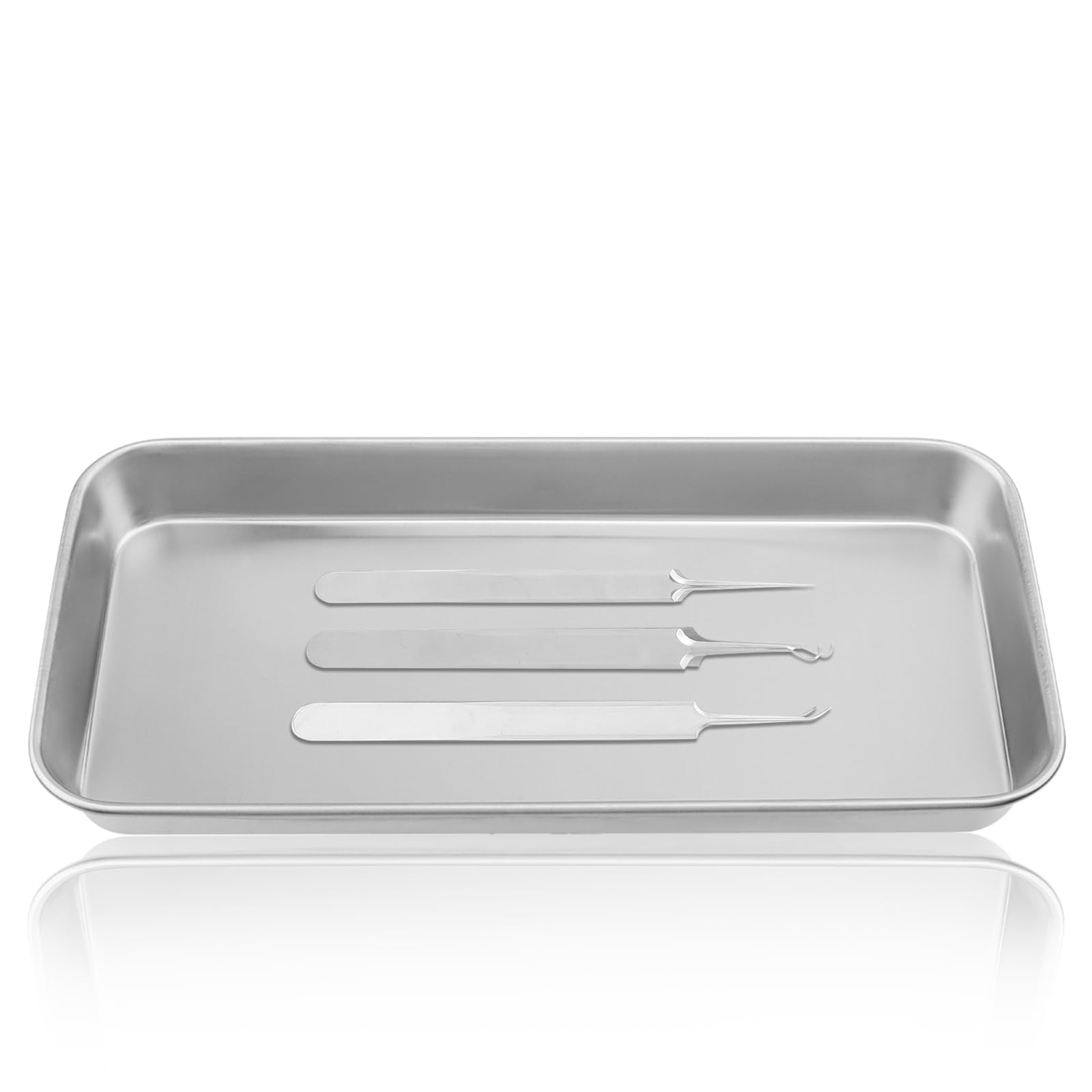 Alessi Vassily dienblad 45 x 30 cm rvs zwart | Oldenhof