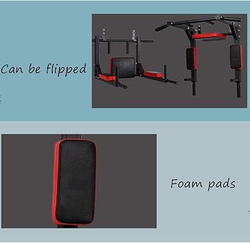 Horizontal Bar Multifunctional Wall-Mounted Pull-up Bar, Suitable for Multi-Grip Training Equipment, Used in Home Gym (C) (B)