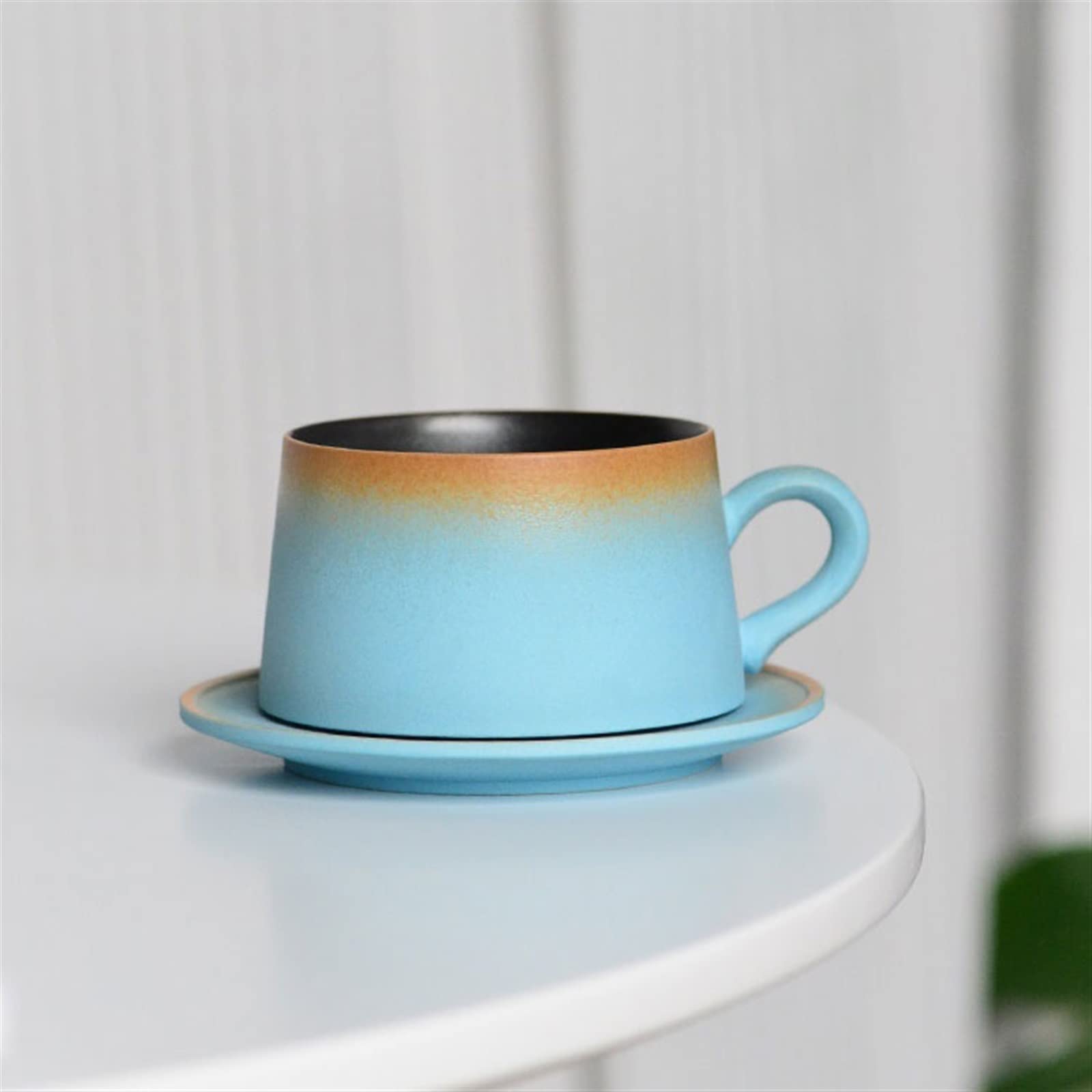kubek do kawy latte kubek ceramiczny para filiżanka do kawy spodek zestaw dom światło luksusowe wysokiej klasy biuro kubek na wodę prezenty